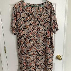 ASOS Boohoo Size 18 70s inspired V-Neck Dress